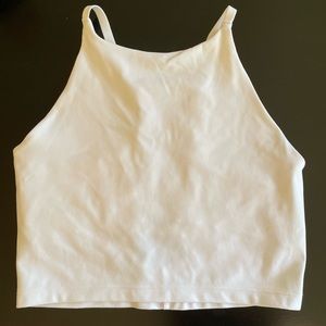 Athleta high neck Elation Sports Top Bra Size XS White